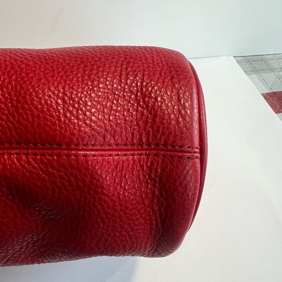 Michael Kors Red Pebble Leather
Tote Bag with Tan Straps - Picture 9 of 12